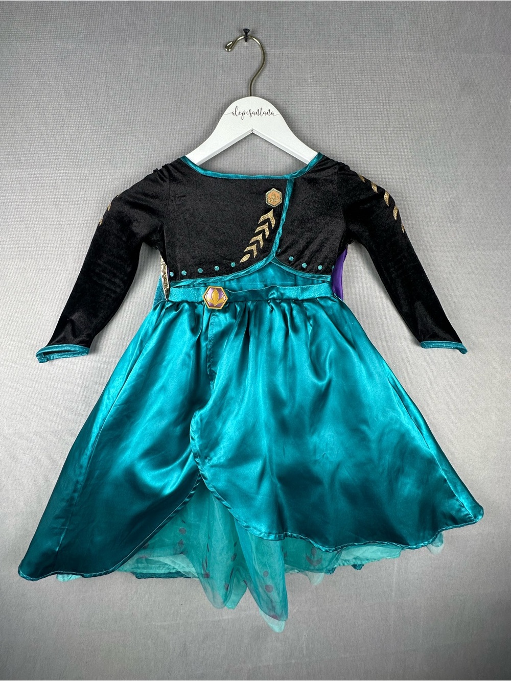 Disney Frozen Anna Inspired Princess Costume Dress – Girls